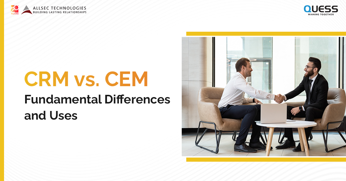 Allsec CRM vs CEM blog cover